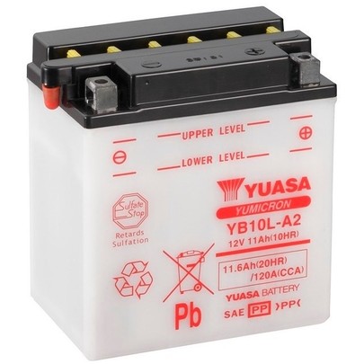 Слика на акумулатор YUASA YuMicron YB10L-A2 за мотор Kawasaki Z 650 (KZ650B/B) - 66 коњи бензин