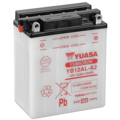 Слика на акумулатор YUASA YuMicron YB12AL-A2 за мотор Yamaha XV 535 DX Virago (VJ01) - 34 коњи бензин