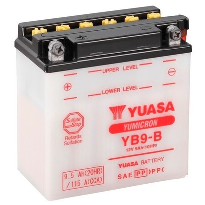 Слика на акумулатор YUASA YuMicron YB9-B за мотор Aprilia RS 125 Extrema (GS) - 15 коњи горична смес