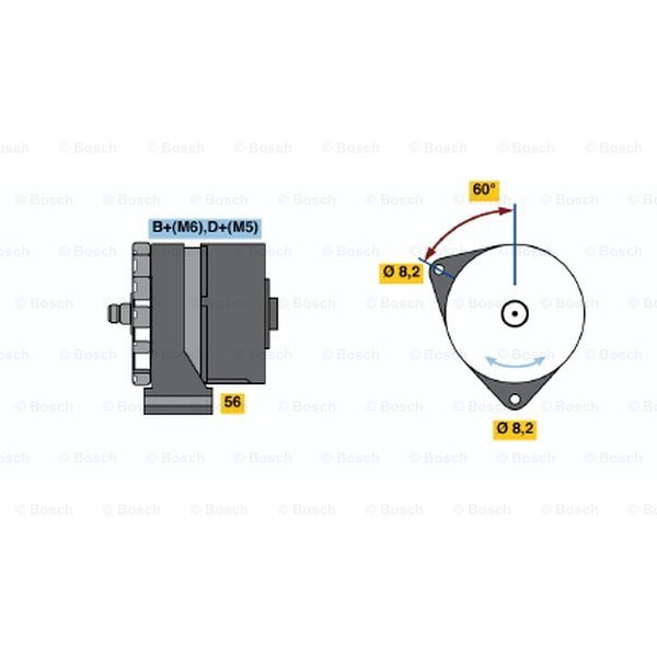 Слика на Алтернатор BOSCH 0 120 339 531