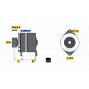 Слика 1 $на Алтернатор BOSCH 0 120 450 029