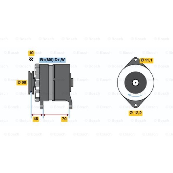 Слика на Алтернатор BOSCH 0 120 488 195