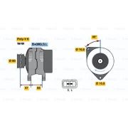 Слика 1 $на Алтернатор BOSCH 0 123 115 010