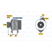 Слика 1 $на Алтернатор BOSCH 0 124 215 002