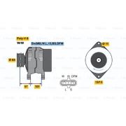 Слика 5 на Алтернатор BOSCH 0 124 555 009