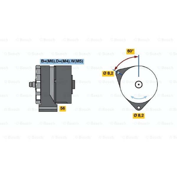 Слика на Алтернатор BOSCH 0 986 035 910