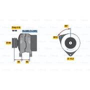 Слика 1 на Алтернатор BOSCH 0 986 038 180