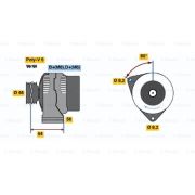 Слика 1 $на Алтернатор BOSCH 0 986 041 451