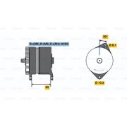 Слика 1 $на Алтернатор BOSCH 0 986 042 350