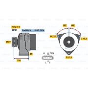 Слика 1 на Алтернатор BOSCH 0 986 042 360