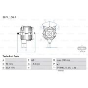 Слика 1 на Алтернатор BOSCH 0 986 042 590