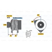 Слика 1 $на Алтернатор BOSCH 0 986 042 660