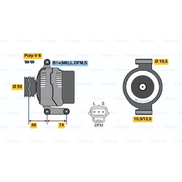 Слика на Алтернатор BOSCH 0 986 042 790