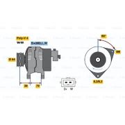 Слика 1 $на Алтернатор BOSCH 0 986 043 141