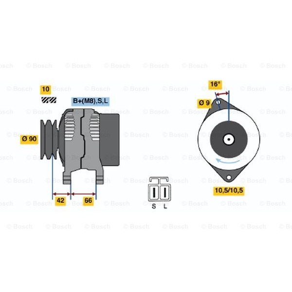 Слика на Алтернатор BOSCH 0 986 045 521