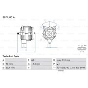 Слика 1 на Алтернатор BOSCH 0 986 048 100