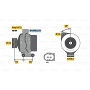 Слика 1 на Алтернатор BOSCH 0 986 048 400