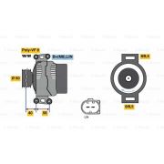 Слика 1 на Алтернатор BOSCH 0 986 048 450