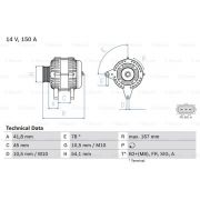 Слика 1 $на Алтернатор BOSCH 0 986 049 071