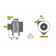 Слика 1 на Алтернатор BOSCH 0 986 049 490