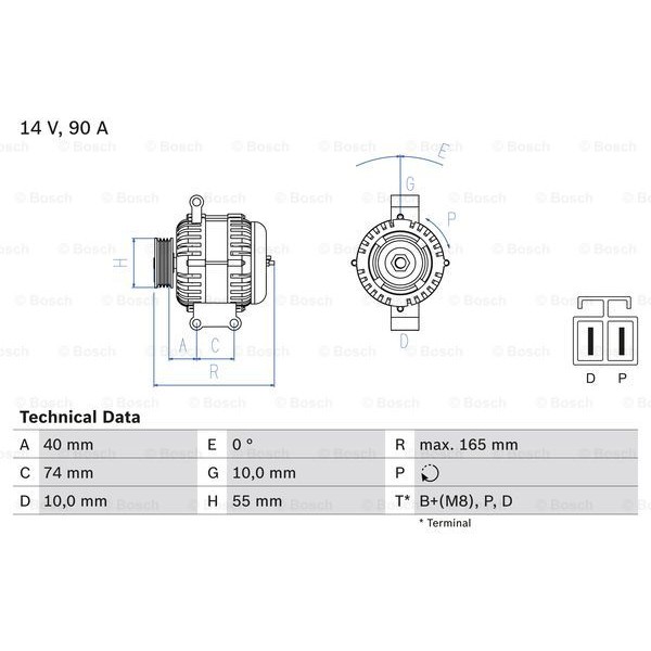 Слика на Алтернатор BOSCH 0 986 080 320