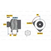 Слика 1 на Алтернатор BOSCH 0 986 080 660