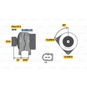 Слика 1 на Алтернатор BOSCH 0 986 081 190