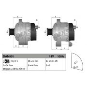 Слика 3 $на Алтернатор DENSO DAN501