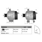 Слика 3 на Алтернатор DENSO DAN506