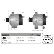 Слика 3 $на Алтернатор DENSO DAN584