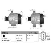 Слика 3 $на Алтернатор DENSO DAN932