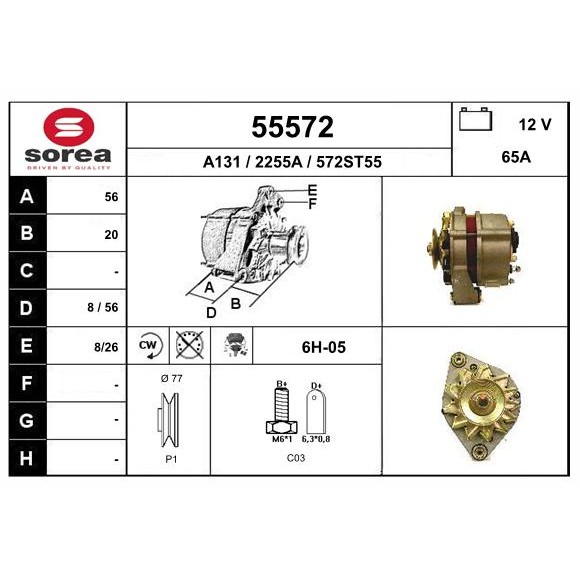 Слика на Алтернатор EAI 55572