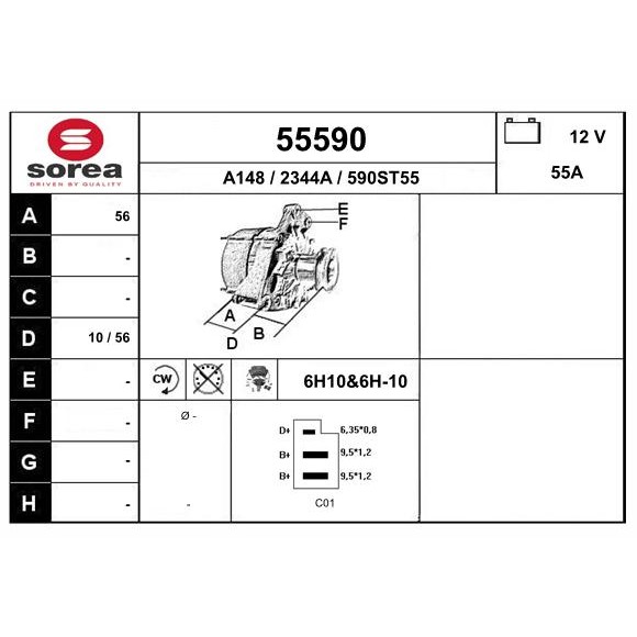 Слика на Алтернатор EAI 55590