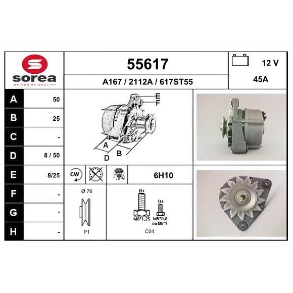 Слика на Алтернатор EAI 55617