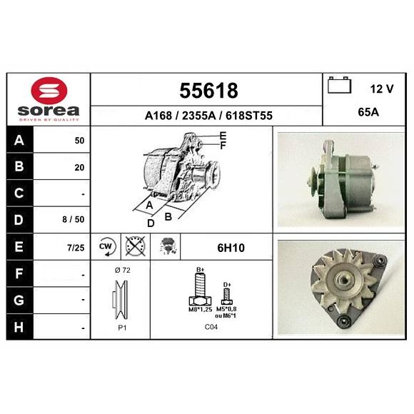 Слика на Алтернатор EAI 55618