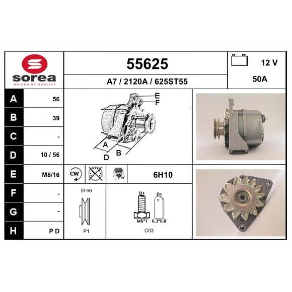 Слика на Алтернатор EAI 55625