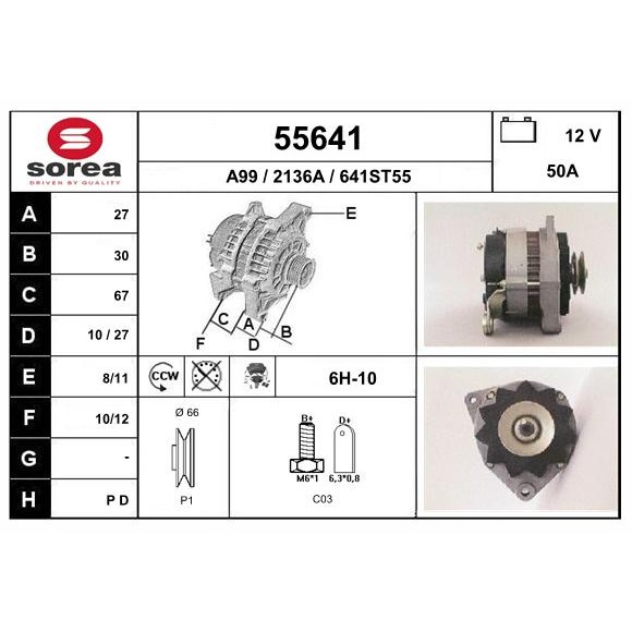 Слика на Алтернатор EAI 55641