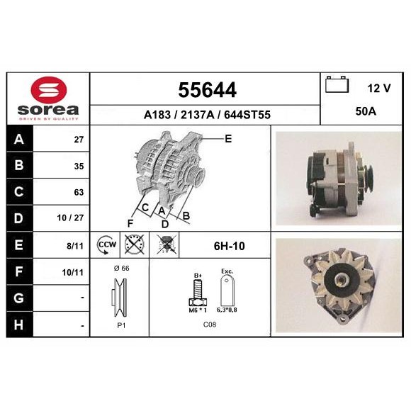 Слика на Алтернатор EAI 55644