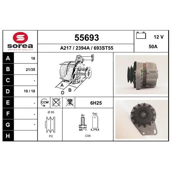 Слика на Алтернатор EAI 55693