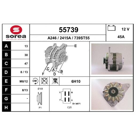 Слика на Алтернатор EAI 55739