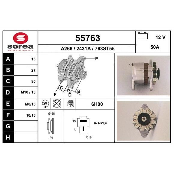 Слика на Алтернатор EAI 55763