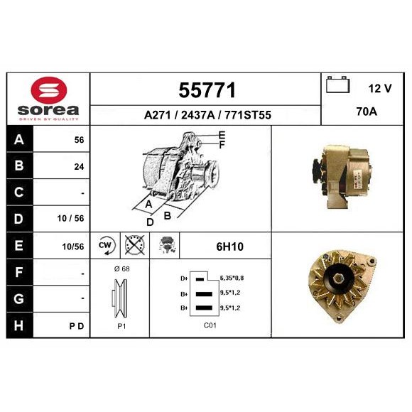 Слика на Алтернатор EAI 55771