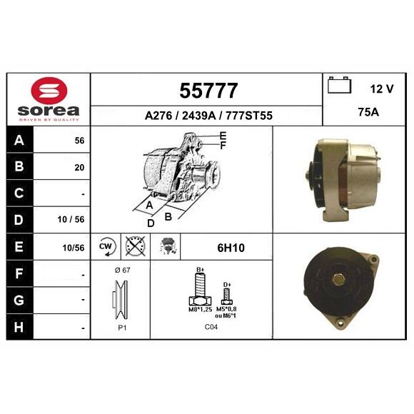 Слика на Алтернатор EAI 55777