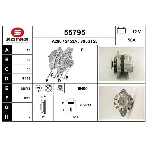 Слика на Алтернатор EAI 55795