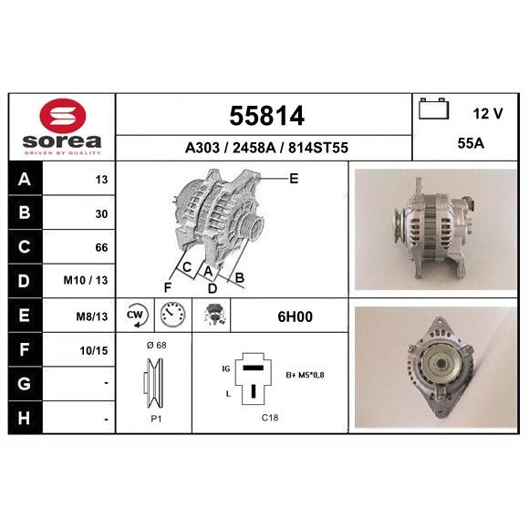 Слика на Алтернатор EAI 55814