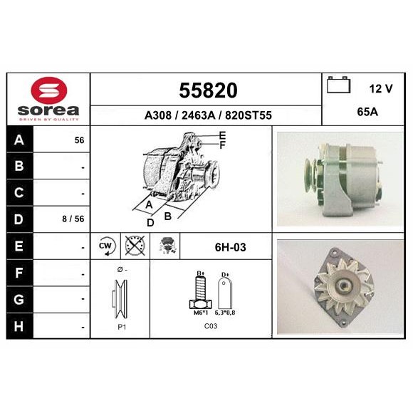 Слика на Алтернатор EAI 55820