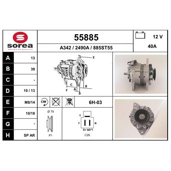 Слика на Алтернатор EAI 55885