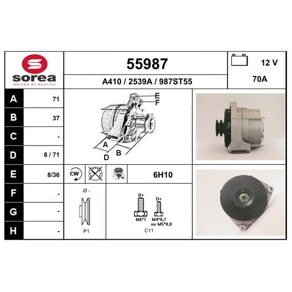 Слика на Алтернатор EAI 55987