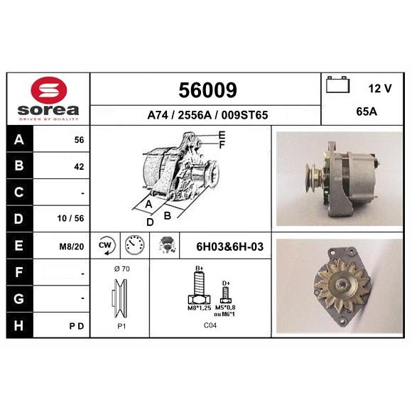 Слика на Алтернатор EAI 56009