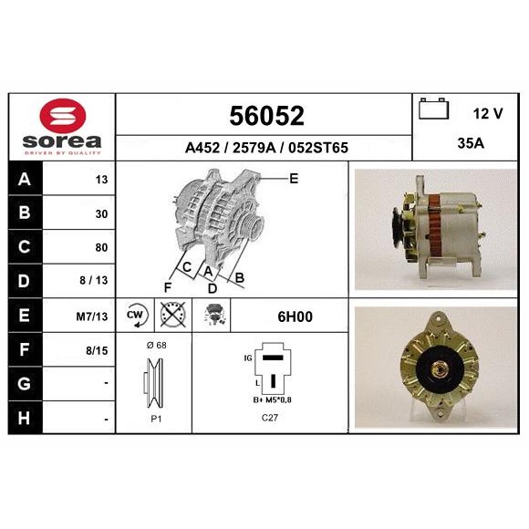 Слика на Алтернатор EAI 56052